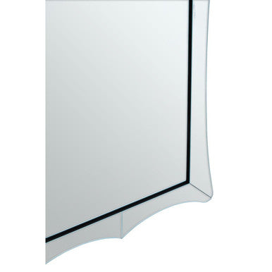 Yula Curved Rectangular Wall Mirror