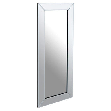 Sana Medium Rectangular Wall Mirror with Bevelled Frame