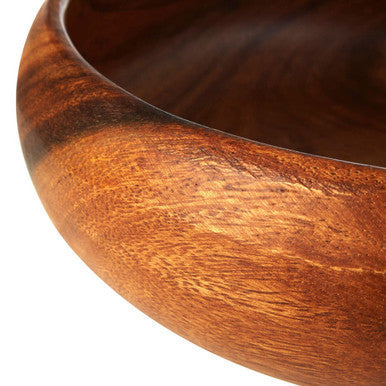 Kora Acacia Large Round Salad Bowl