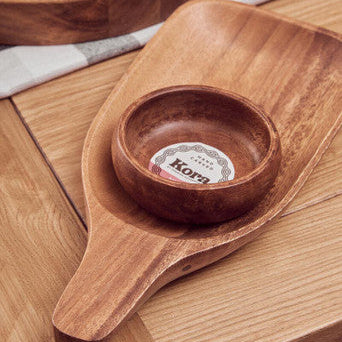 Kora Acacia Paddle Board With Bowl Set