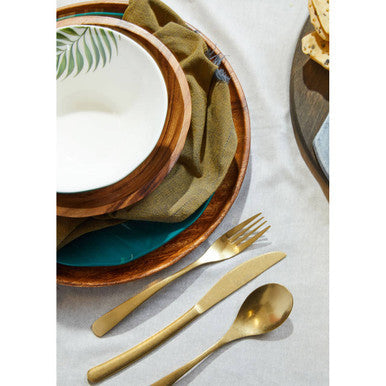 Kora Acacia Large Round Plate