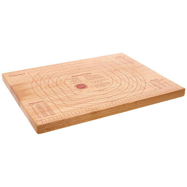 From Scratch Rubber wood Pastry Board with Measurement Markings