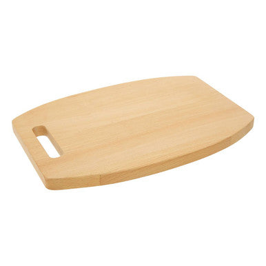 Lyna Curved Rectangular Beech Wood Chopping and Serving Board