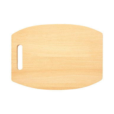 Lyna Curved Rectangular Beech Wood Chopping and Serving Board