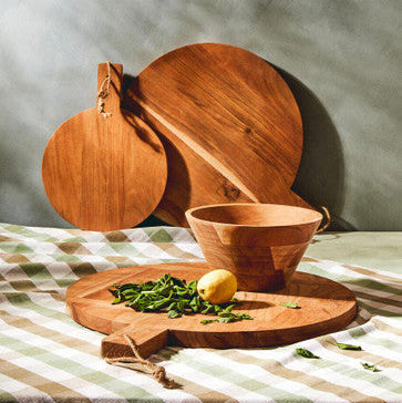 Socorro Medium Round Acacia Wood Chopping And Serving Board