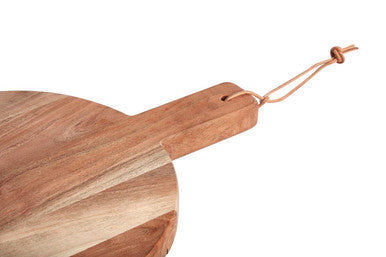 Socorro Acacia Wood Extra Small Round Chopping And Serving Board