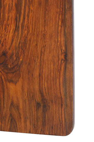 Rosi Organic Shaped Tropical Rosewood Serving or Cutting Board with Natural Finish
