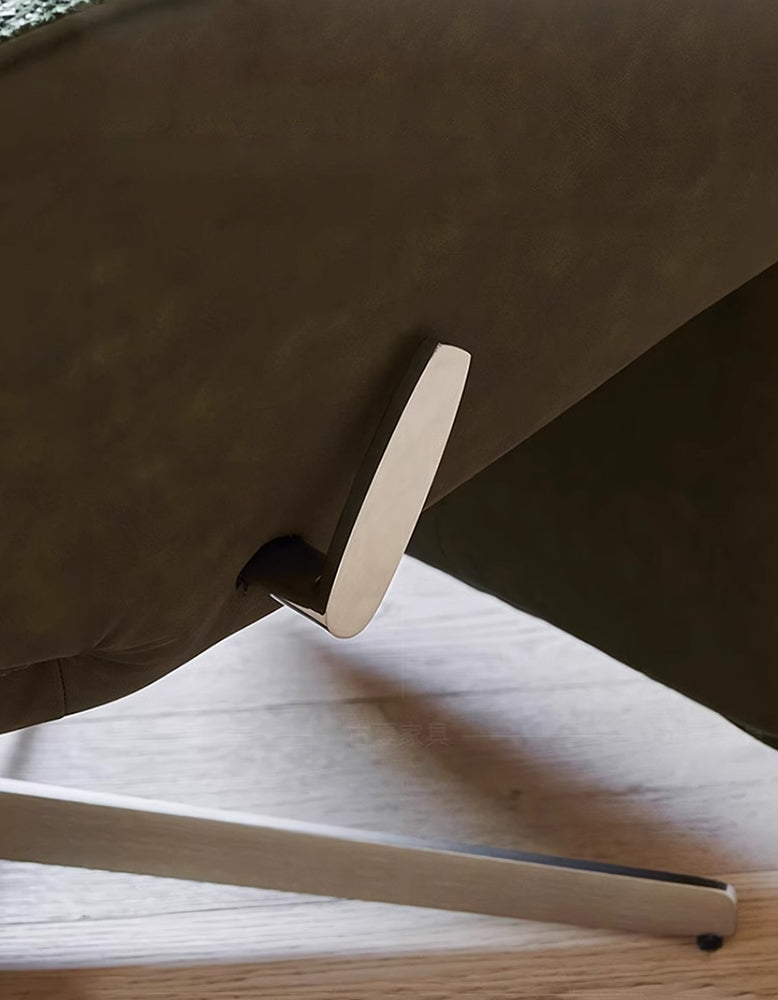 Abt Swivel Lounge Chair With Recliner, Linen