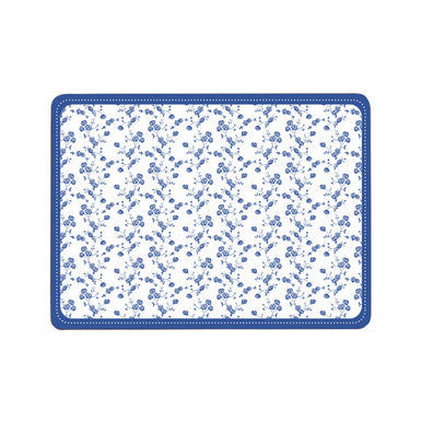Blue Rose Set Of Four Placemats