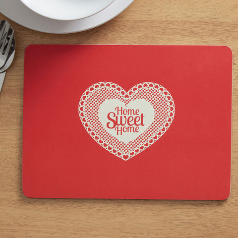 Home Sweet Home Set Of Four Cork Placemats