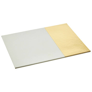 Geome Set of 4 White and Gold Placemats