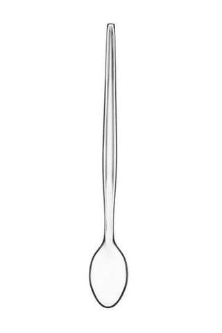 Summer Set Of Six Clear Plastic Sundae Spoons