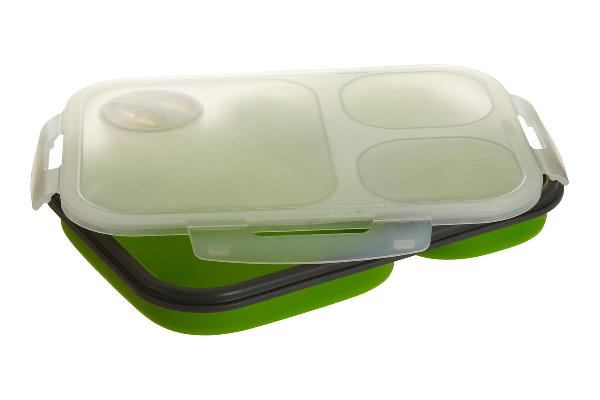 Grub Tub Green Collapsible Lunch Box With Spork