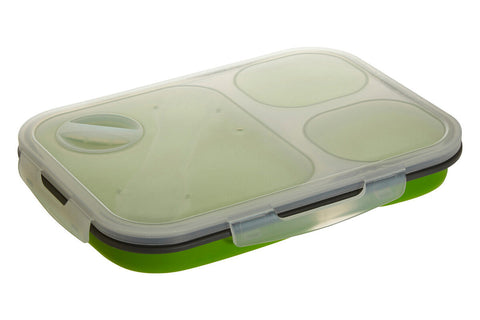 Grub Tub Green Collapsible Lunch Box With Spork
