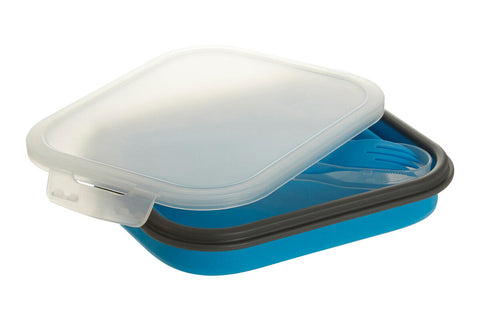 Grub Tub Blue Collapsible Lunch Box