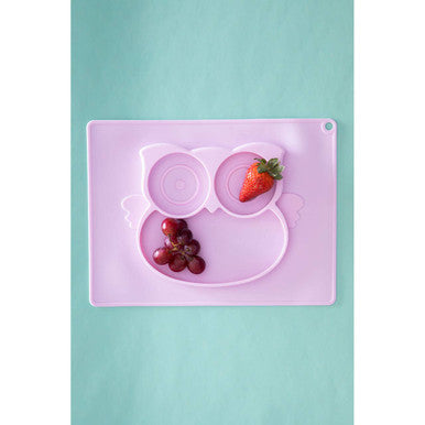 Kai Silicone Divided Food Plate in Owl Shape