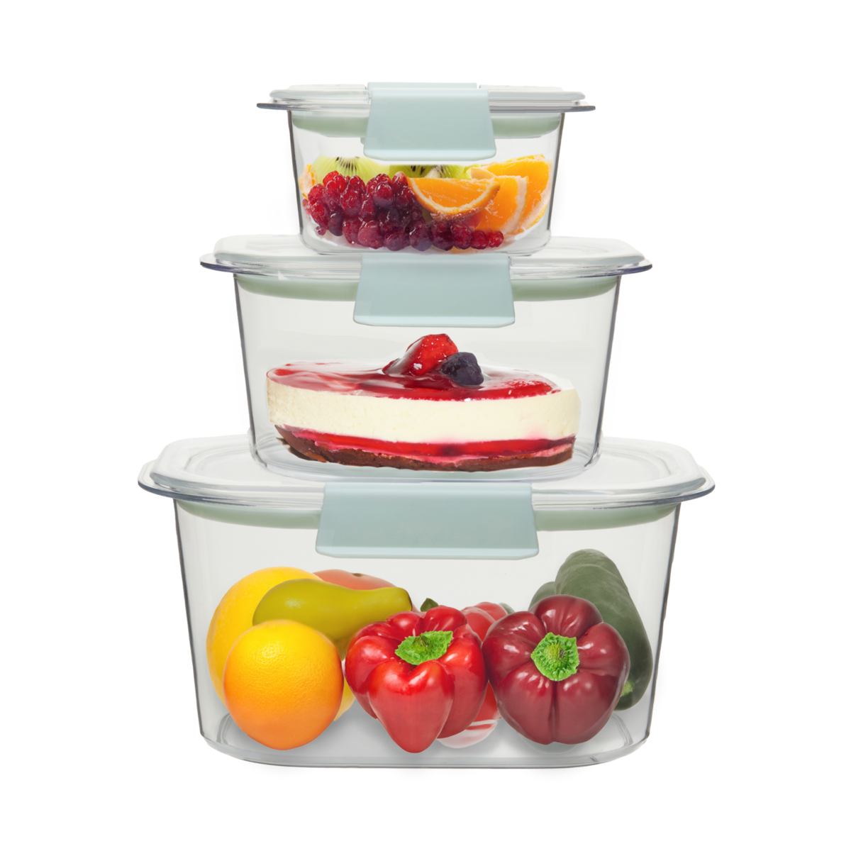 Grub Tub  Set Of 3 Food Storage Containers