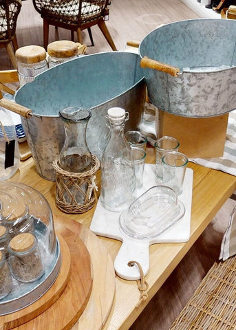 Olivia Clear Glass Butter Dish