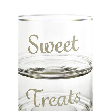 Olivia Stackable 2 Tier Glass Storage Jar