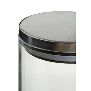 Freska Glass Storage Jar with Silver Lid 1600ml