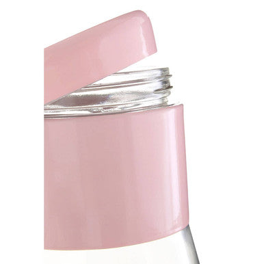 Luca Pink Steel and Glass Storage Jar - 800ml
