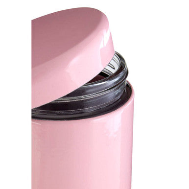 Luca Pink Steel and Glass Storage Jar - 1500ml