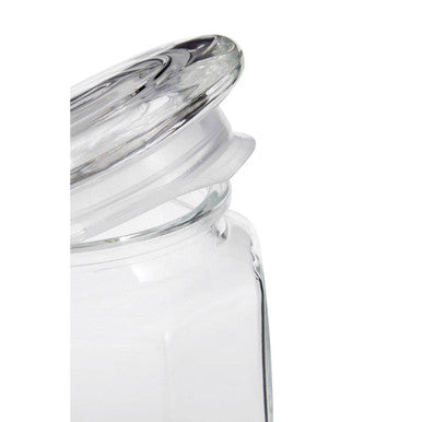 Abbie Hexagonal Glass Storage Jar