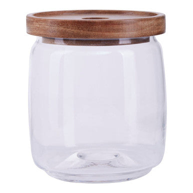 Tromso Glass Storage Jar with Acacia Lid 860 ml