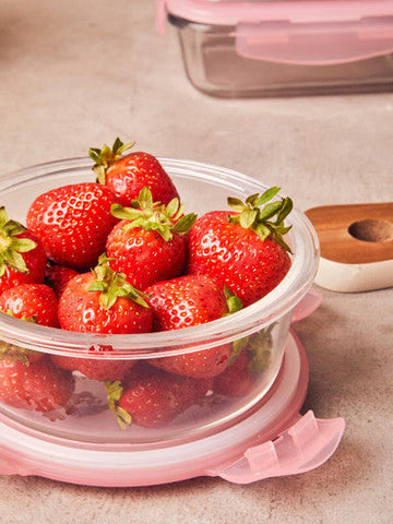 Freska 620Ml Round Glass Container