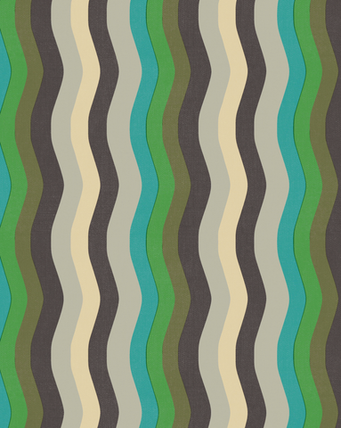 Wavy Stripe Wallpaper