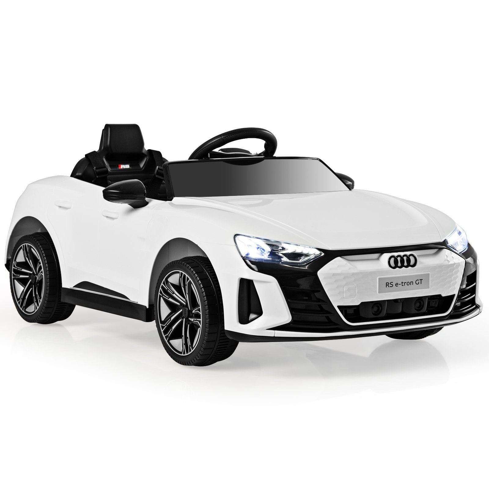 12V Audi Licensed Electric Kids Ride On Car with Remote Control-Black