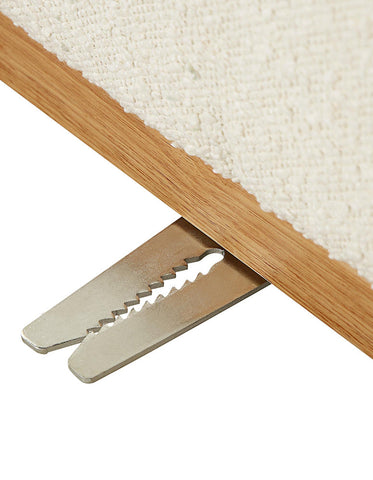 Zafar Modular Sofa, Armless Curved Sofa, White Boucle