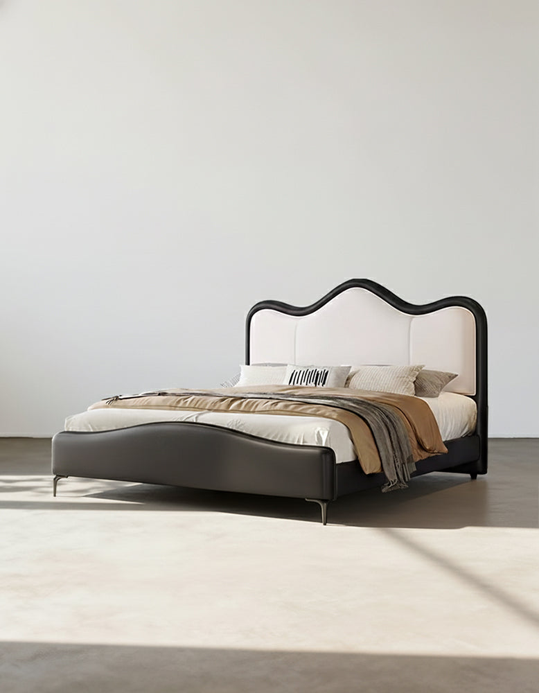 Badham King Size / Super King Size Bed, Leather