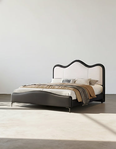 Badham King Size / Super King Size Bed, Leather