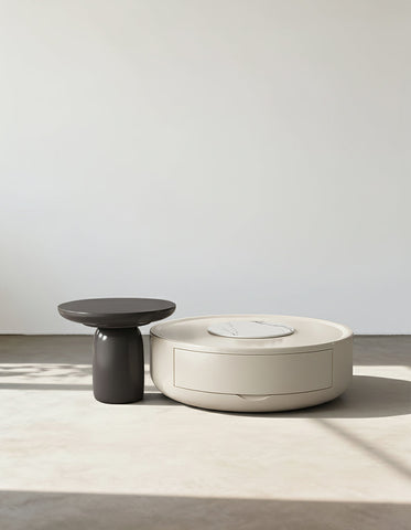 Isabella Coffee Table Set, Black & White