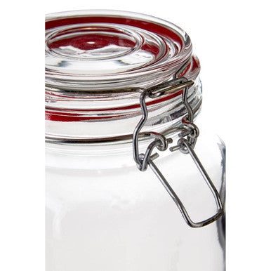 Luca Deli 2000ml Airtight Glass Storage Jar