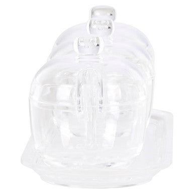 Gozo Set Of 3 Condiment Pots with Tray