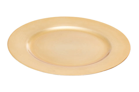 Dia Flat Gold  Charger Plate