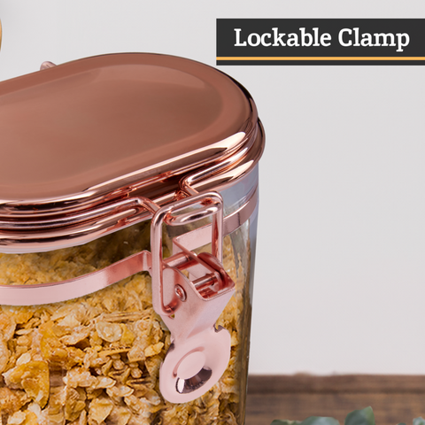 Gozo Jar With Copper Lid 750 Ml