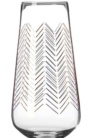 Set Of Four Jazz Champagne Glasses