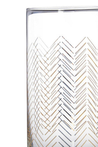 Set Of Four Jazz Highball Glasses