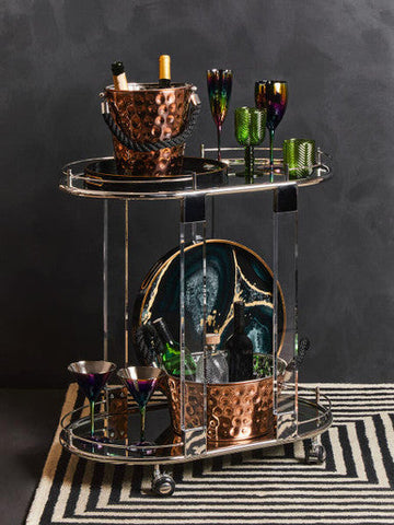 Aurora Set Of 4 Champagne Glasses