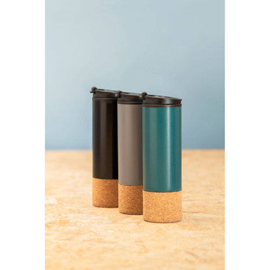 Mimo Black Double Wall Travel Mug