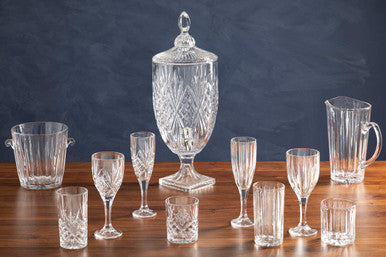Beaufort Set Of 4 Crystal High Ball Glasses