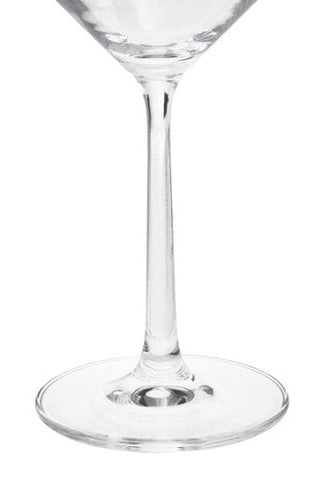 Ada Set Of 2 Crystal Burgundy Glasses