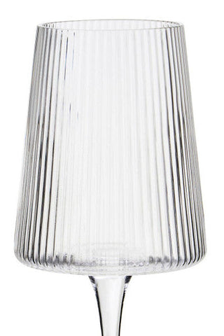 Eldon Set Of Four Ribbed Wine Glasses Mob Packaging
