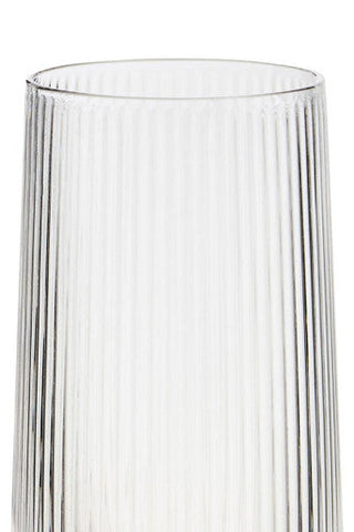 Eldon Set Of Four Ribbed Hi Ball Glasses