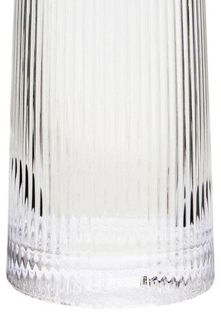 Set Of Four Eldon Ribbed Clear Hi Ball Glasses Mob Packaging