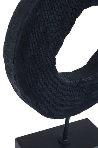 Fidel Small Rustic Mango Wood Sculpture On Stand