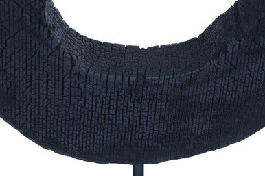 Fidel Small Rustic Mango Wood Sculpture On Stand